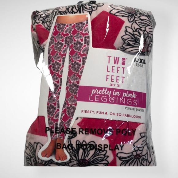 Two Left Feet Pretty In Pink Leggings - Picture 4 of 5